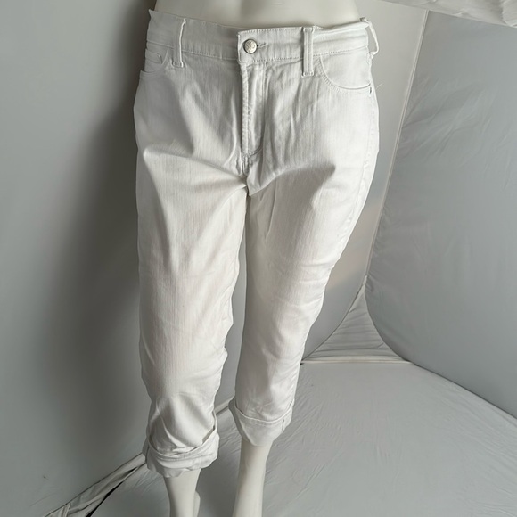 Not Your Daughter’s Jeans NYDJ Dayla cuffed capri white jeans - Picture 2 of 14
